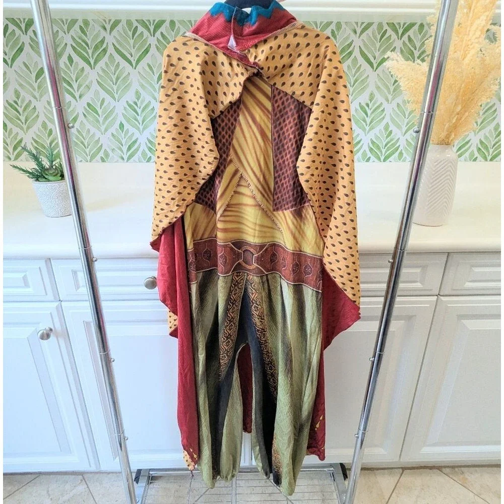 Raya And The Last Dragon Costume Disney- Cape, one piece hat and cuffs Halloween